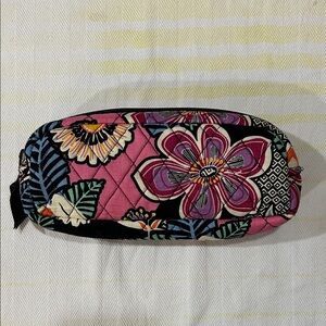 Vera Bradley Quilted Cosmetic Pouch Kauai Floral pattern 9x4”